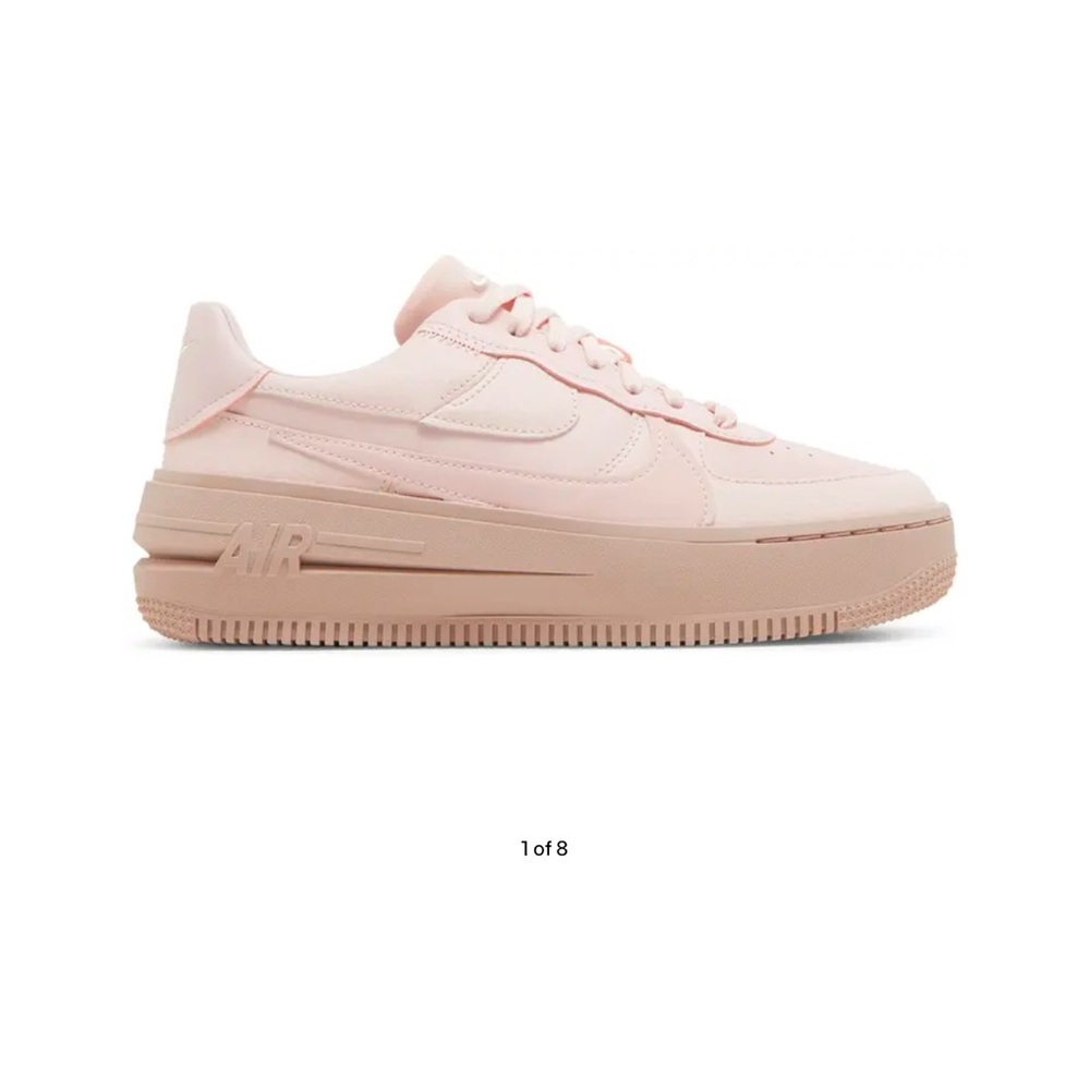 AIR FORCE 1 PLATFORM SNEAKER IN ATMOSPHERE, PHANTOM PINK, & OXFORD ATMOSPHERE